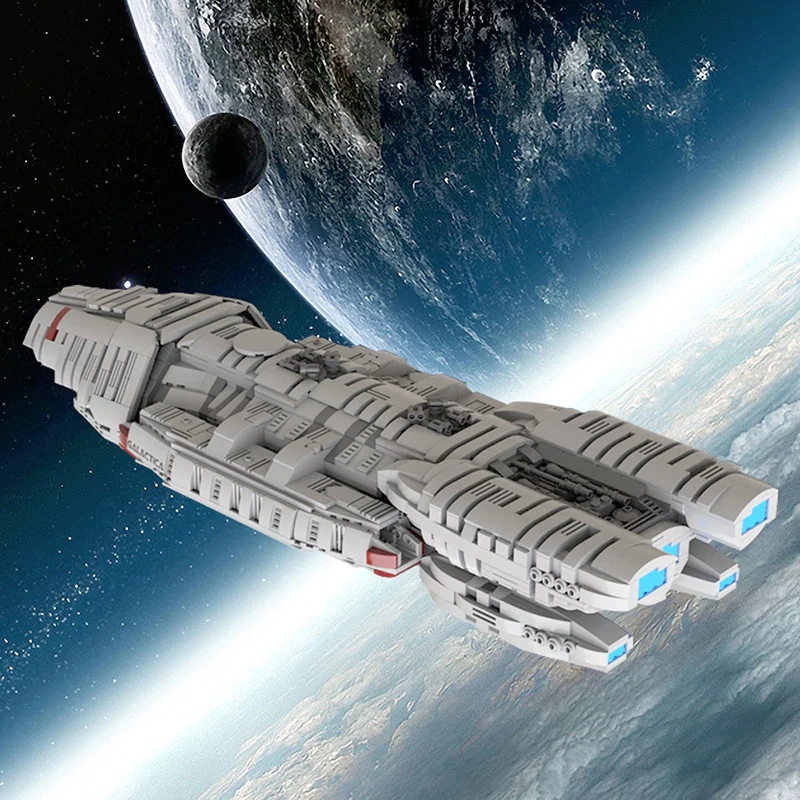 GoBricks MOC 57856 Battlestar Galactica UCS Scale