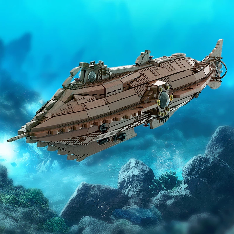 GoBricks MOC A0970 Vingt Mille Lieues Sous Les Mers