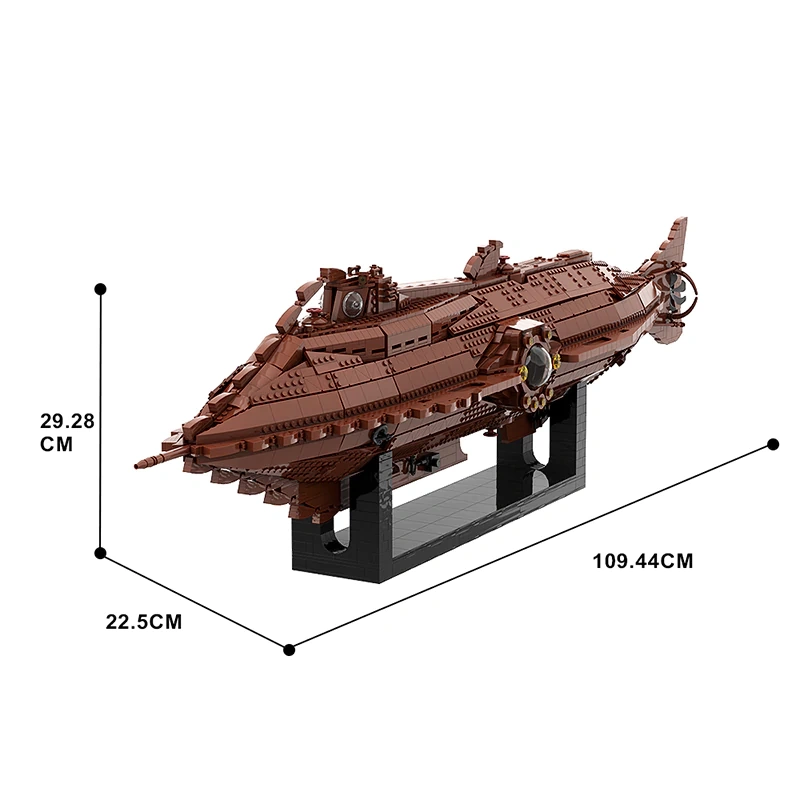 GoBricks MOC A0970 Vingt Mille Lieues Sous Les Mers