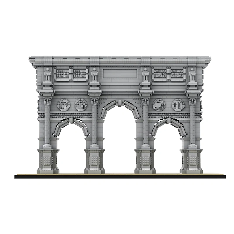 GoBricks MOC A0897 Arc de Triomphe