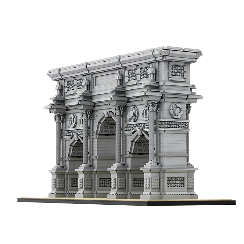 GoBricks MOC A0897 Arc de Triomphe