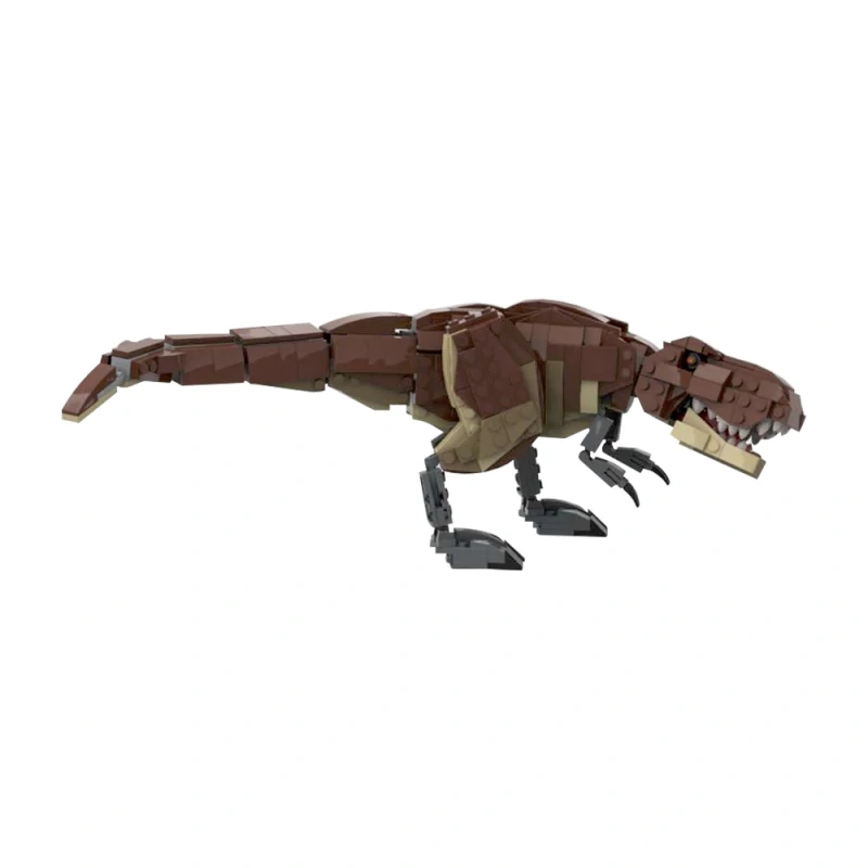 GoBricks MOC 102545 Tyrannosaurus Rex Minifigure Scale