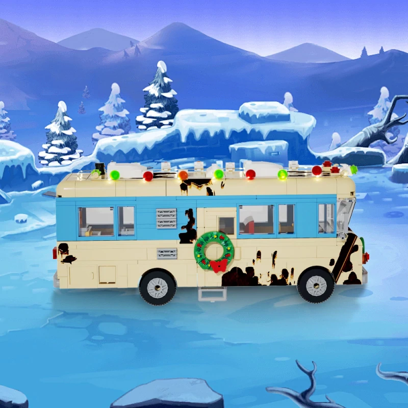 GoBricks MOC F-A0667 Christmas Vacation Eddie’s RV