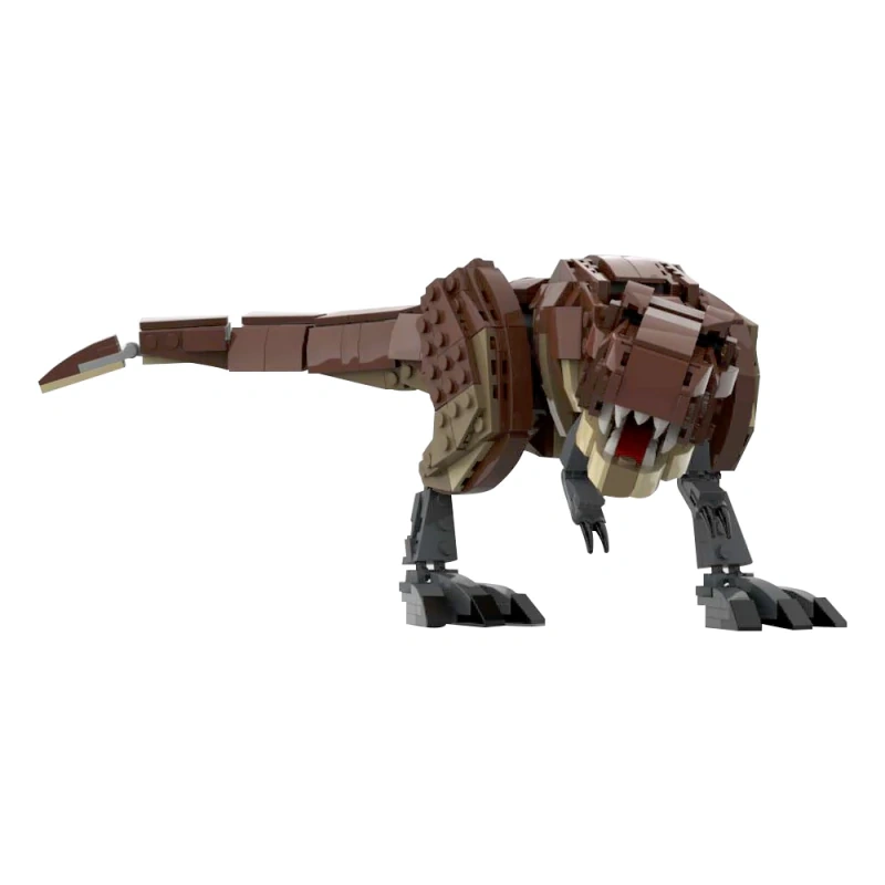 GoBricks MOC 102545 Tyrannosaurus Rex Minifigure Scale