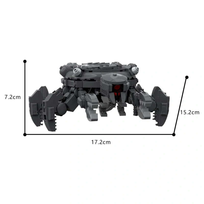 GoBricks MOC 182620 Mando Spider Tank