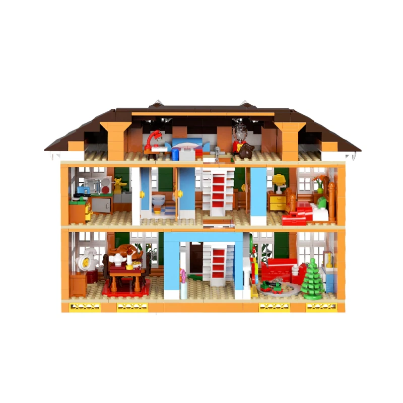 GoBricks MOC F-A0673 Home Alone Kevin's House