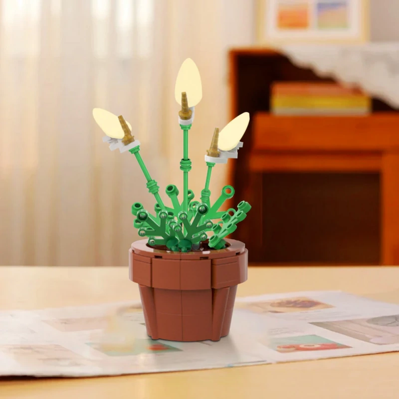 GoBricks MOC 177947 Peace Lily