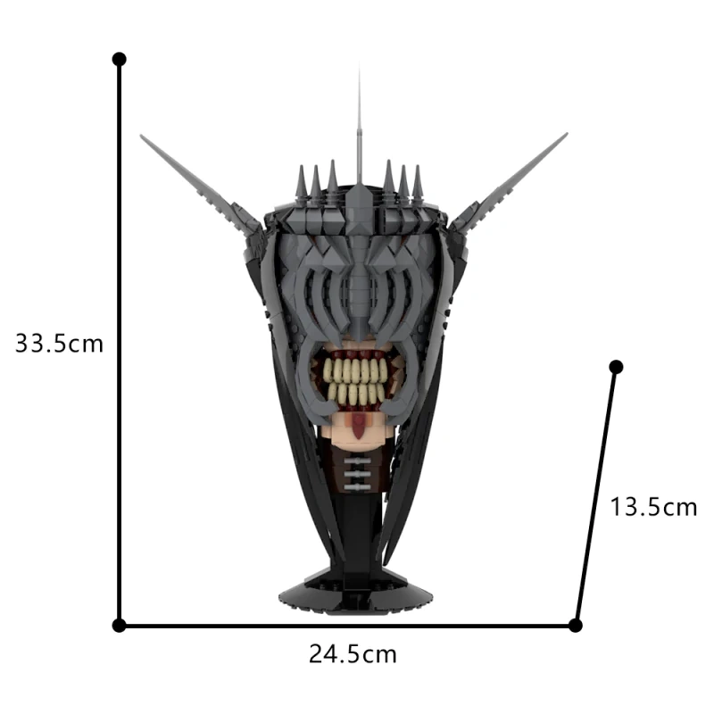 GoBricks MOC F-A0686 The Lord Of The Rings Mouth Of Sauron