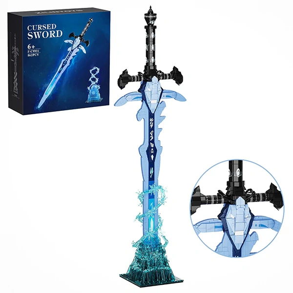 MOC F-C9931 World Of Warcraft Frostmourne Custom LEGO Model