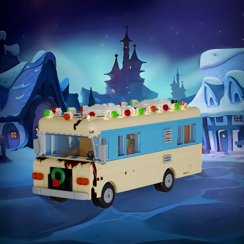 GoBricks MOC F-A0667 Christmas Vacation Eddie’s RV