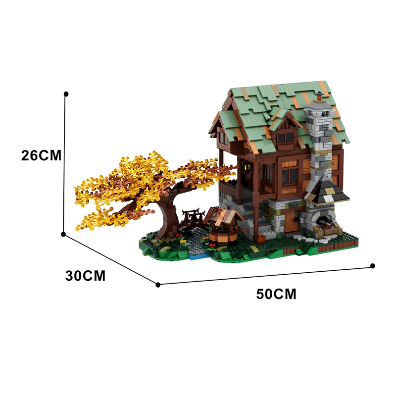 GoBricks MOC 68018 Old Blacksmith's Shop For Tools