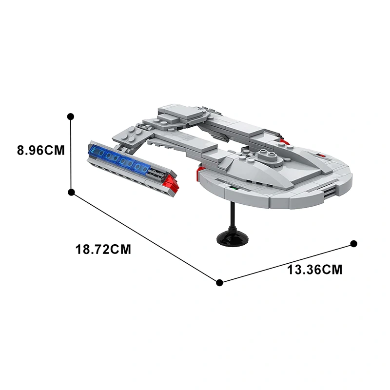 GoBricks MOC 105250 Star Trek Akira Class