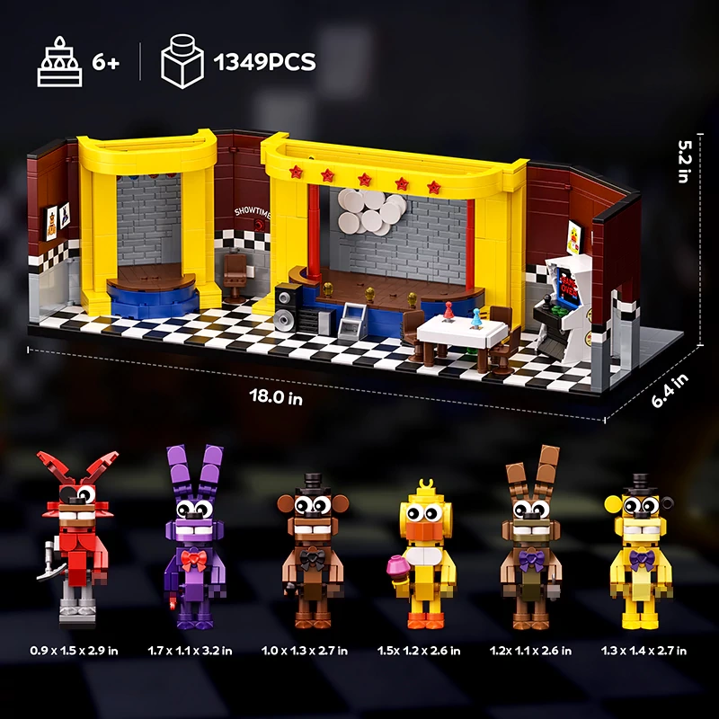 MOC F-C10016 Five Nights At Freddy's Stage