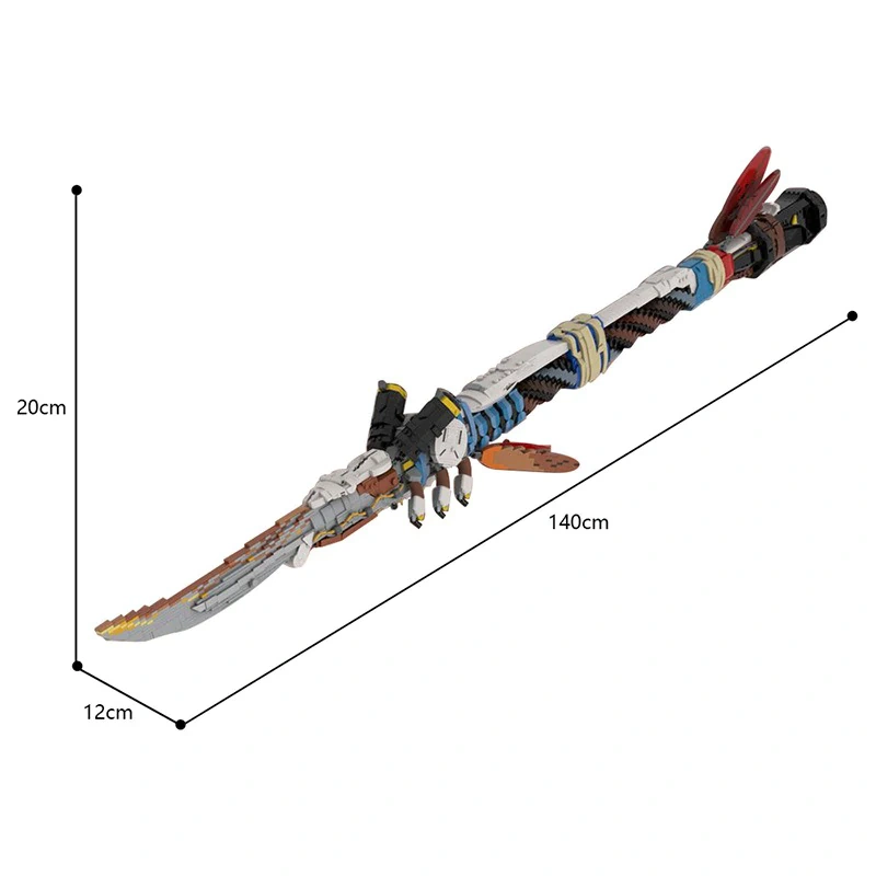 MOC 142400 Horizon Forbidden West 1:1 scale Champion's Spear