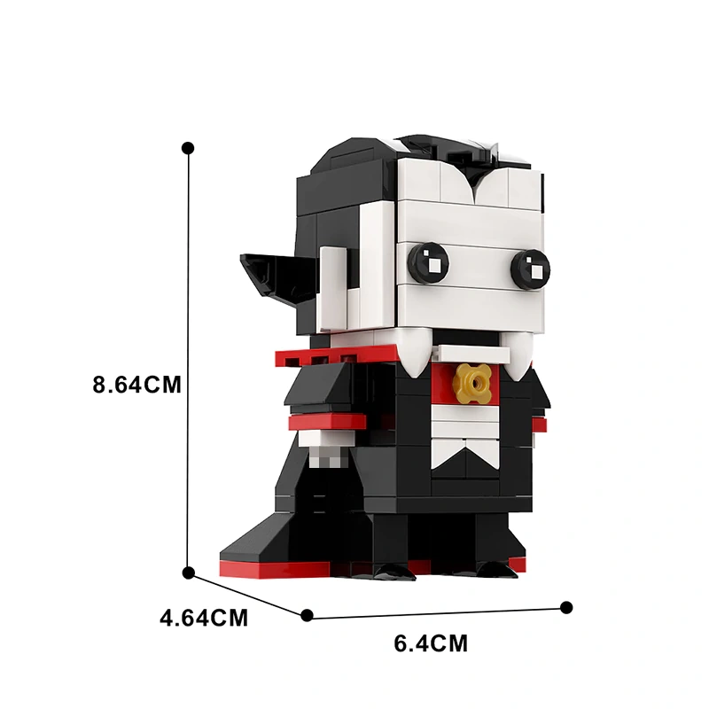GoBricks MOC F-A0606 Halloween BrickHeadz