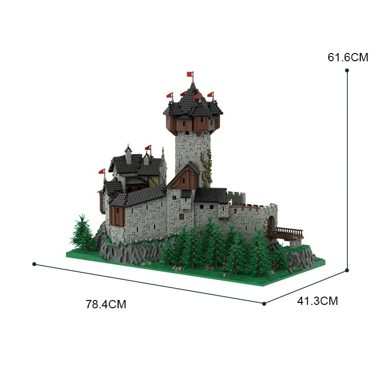 MOC 65340 Burg Falkenstein Medieval Castle in Carinthia Austrian Alps