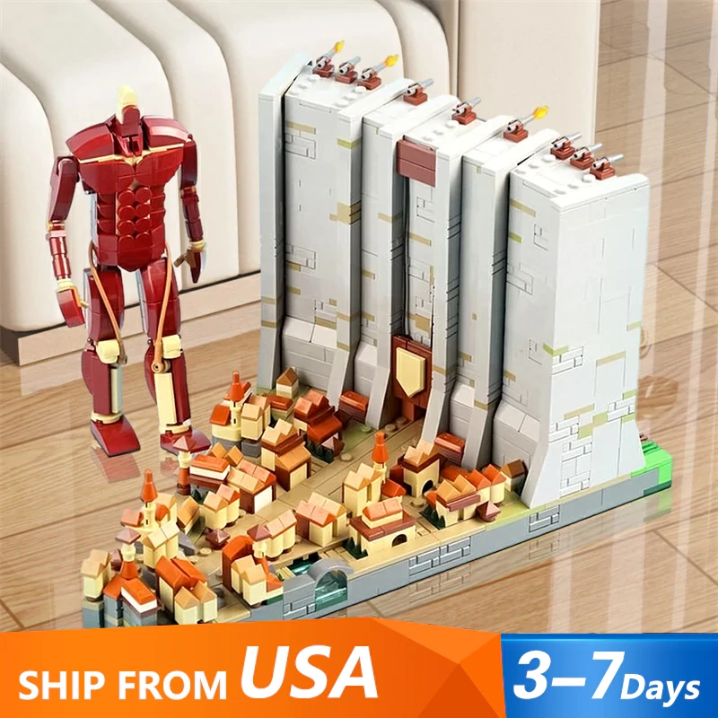 [Pre-sale] GoBricks MOC 129657 The Wall US Warehouse Express