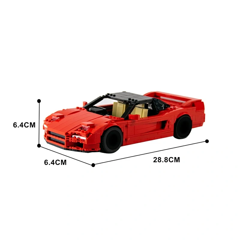 GoBricks MOC 93304 Honda NSX 1990