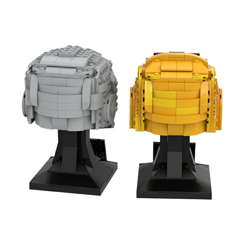 GoBricks MOC 90093 Daft Punk Helmet Collection