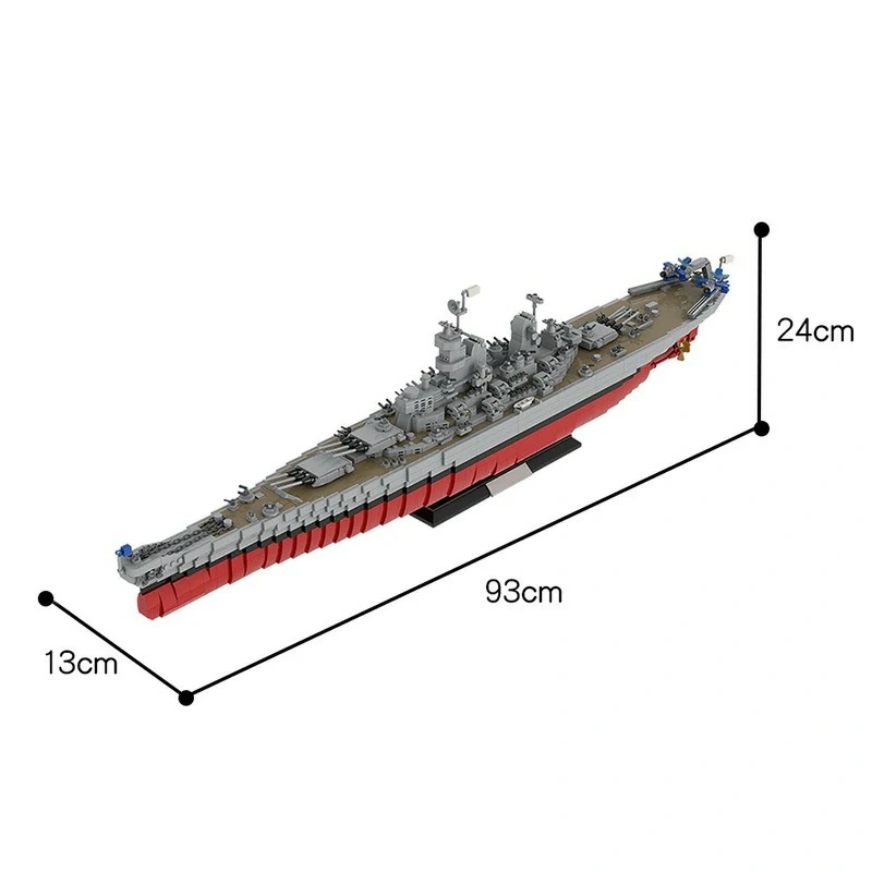MOC 31764 Lowa Class Battleship USS Missouri