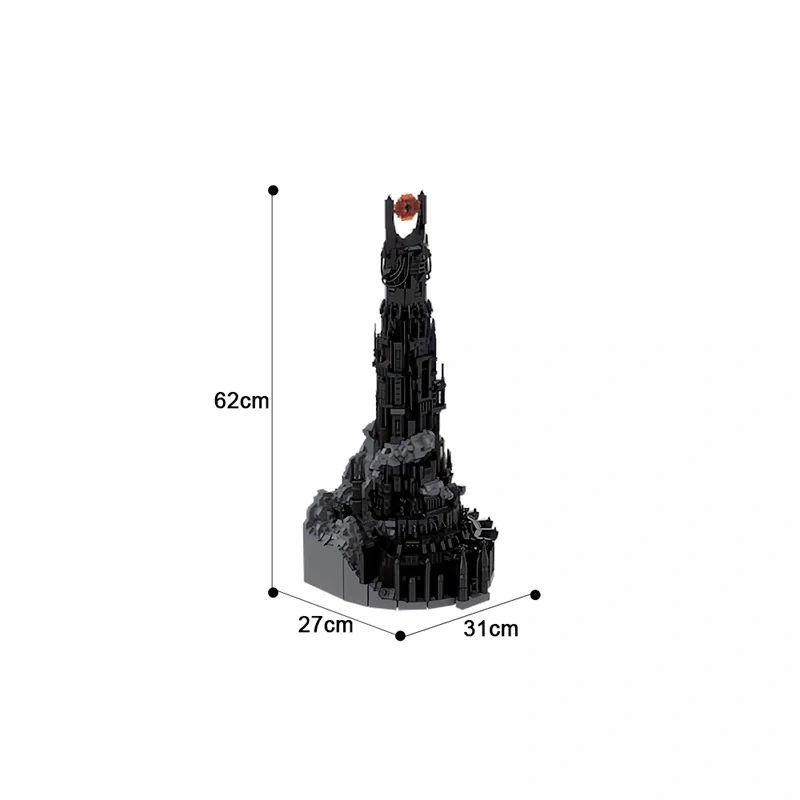 GoBricks MOC 126262 LOTR: Barad-dûr