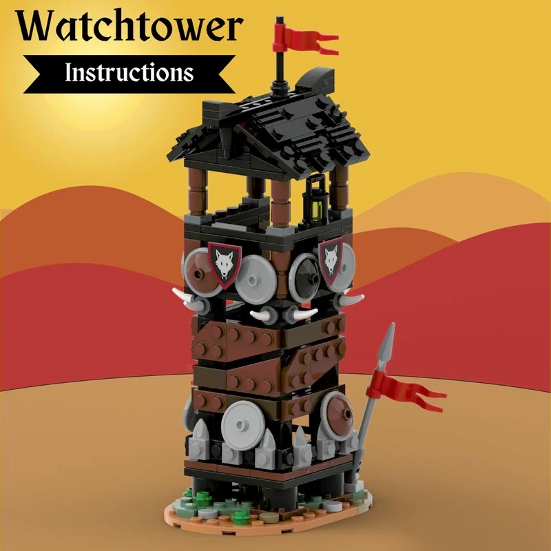 Studio MOC 154058 Wolfpack Watchtower