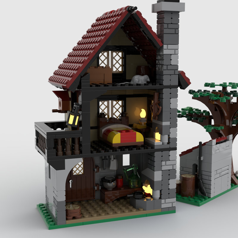 Studio MOC 82740 Medieval House