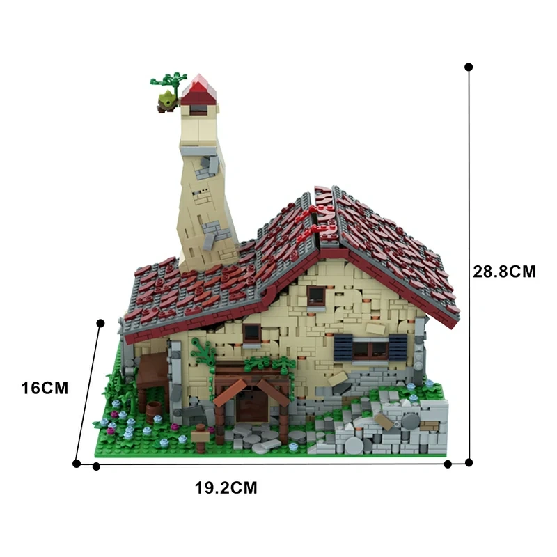 GoBricks MOC 129936 Link's House The Legend Of Zelda Breath Of The Wild