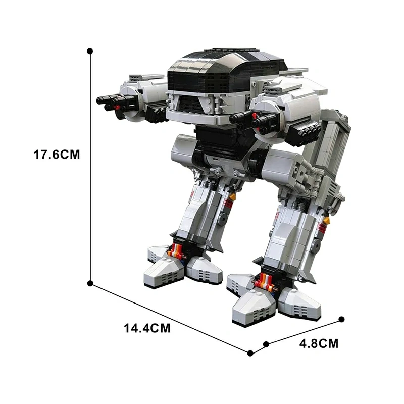 GoBricks MOC 83742 UCS Scale ED-209