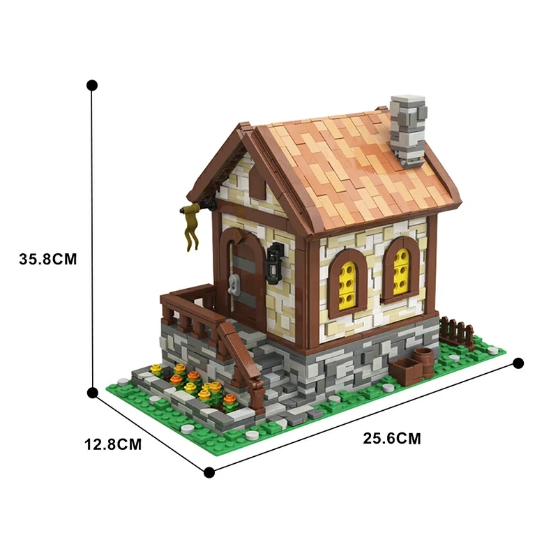 GoBricks MOC 113221 Medieval Hut