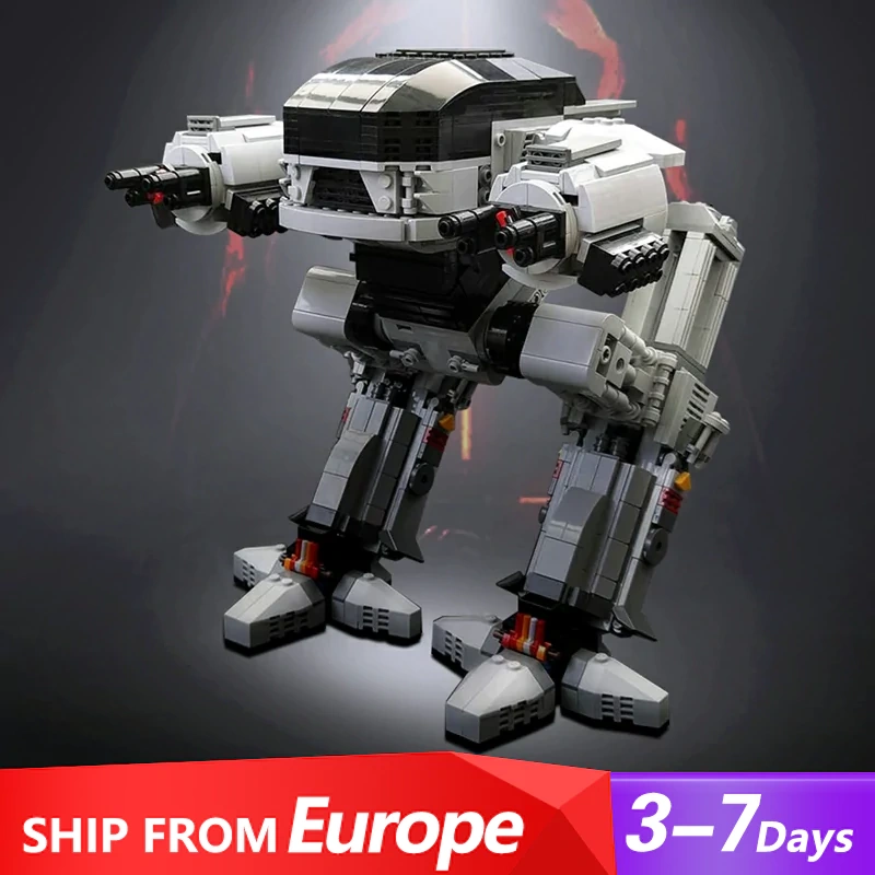[Pre-sale] GoBricks MOC 83742 UCS Scale ED-209 Europe Warehouse Express