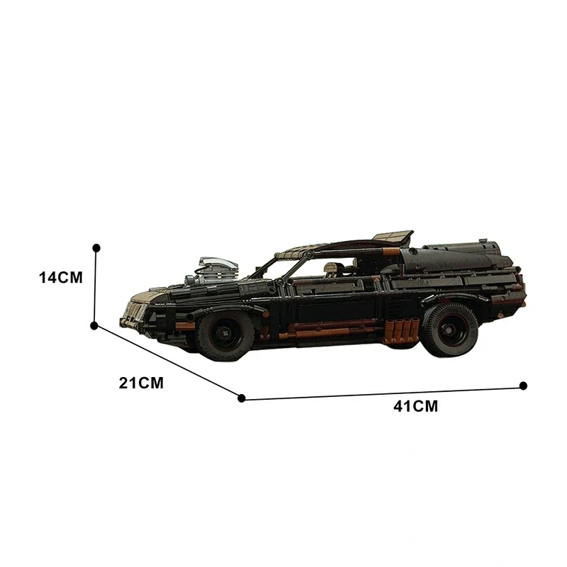 GoBricks MOC 35846 Black Interceptor