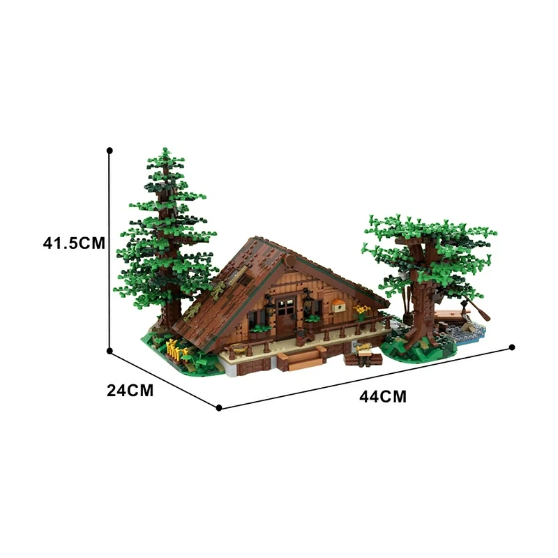 GoBricks MOC 143807 Forest Cabin