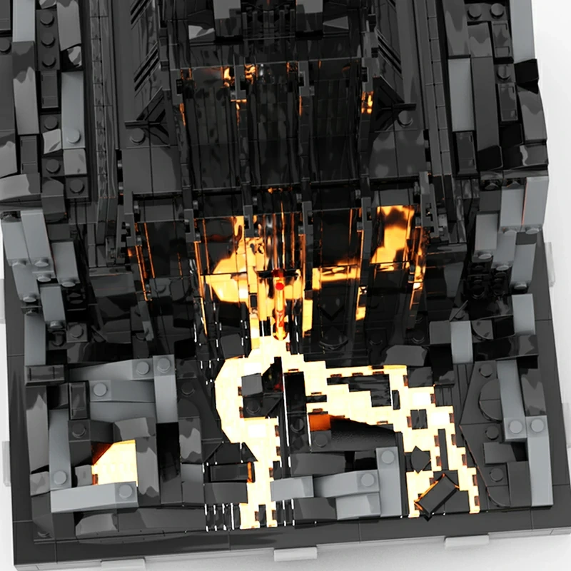 GoBricks MOC 149491 Fortress Vader Architecture Collection