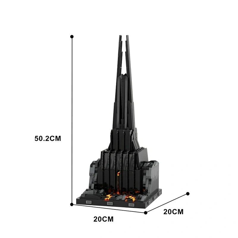 GoBricks MOC 149491 Fortress Vader Architecture Collection