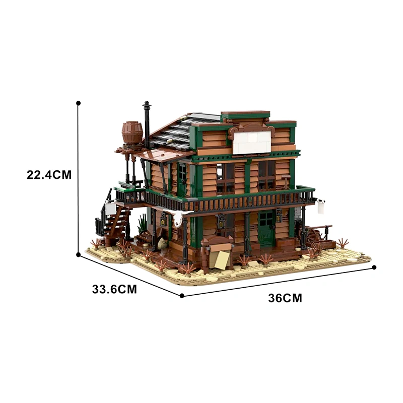 GoBricks MOC 151938 Sheriff's Office Wild West