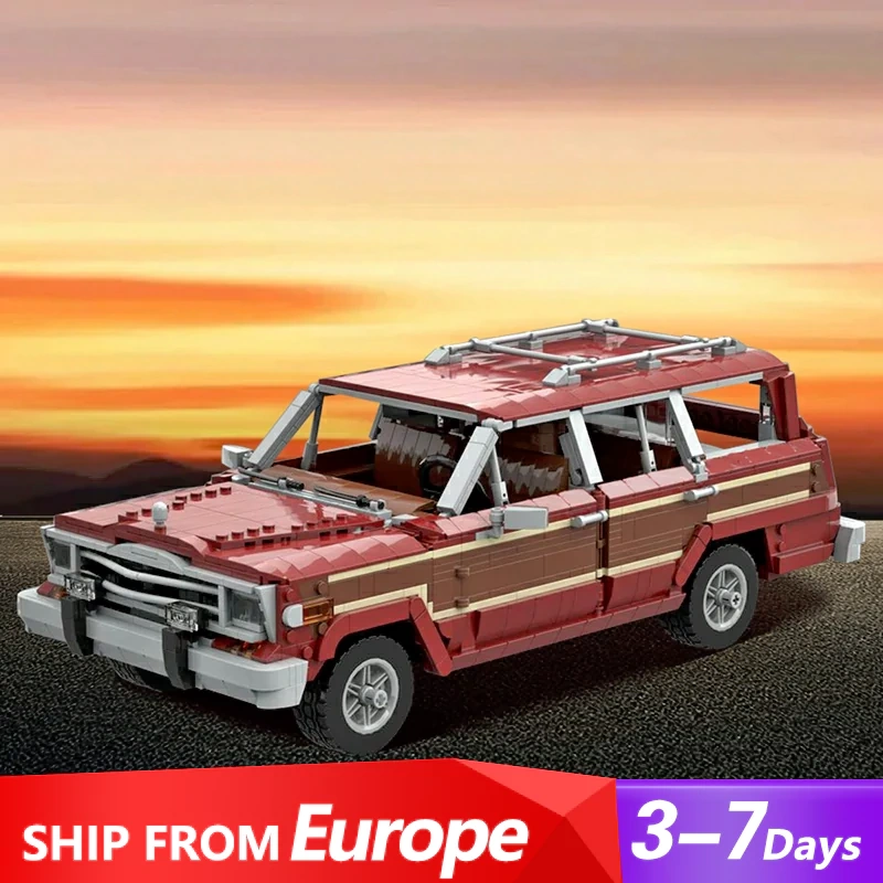 [Pre-sale] GoBricks MOC 154446 Jeep Grand Wagoneer Skyler White's Car Breaking Bad Europe Warehouse Express