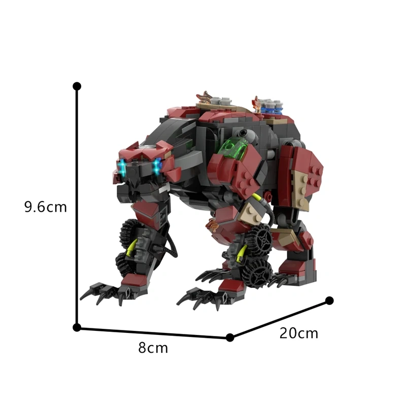 GoBricks MOC 184219 Fireclaw Horizon