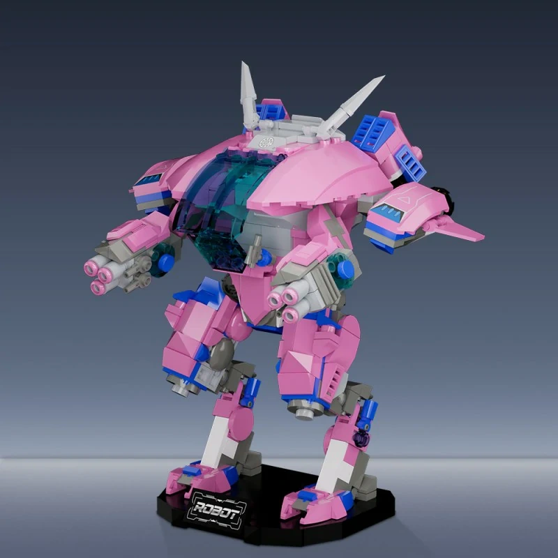 GoBricks MOC F-A0680 Overwatch D.Va