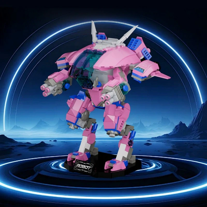 GoBricks MOC F-A0680 Overwatch D.Va