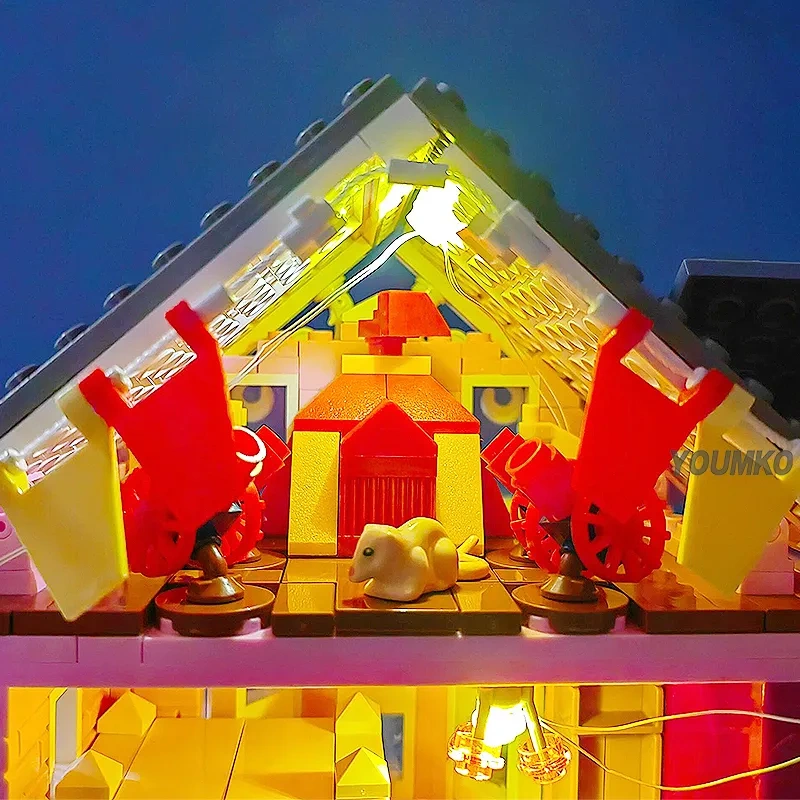 MOC F-C10017 Coraline Pink Palace Custom LEGO Model