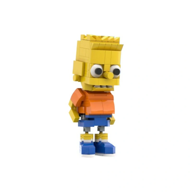 GoBricks MOC 196237 The Simpsons Bart