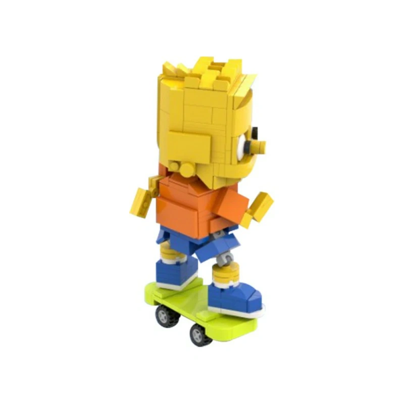 GoBricks MOC 196237 The Simpsons Bart