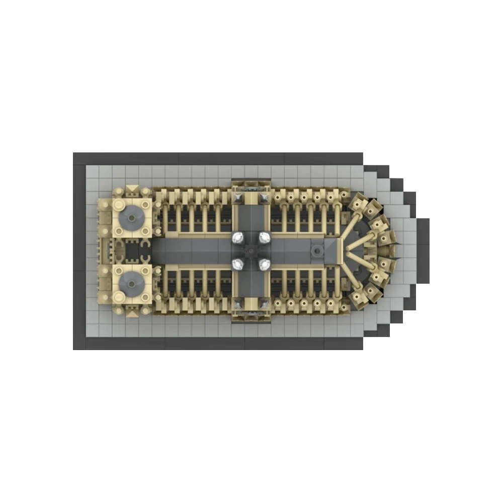 GoBricks MOC 192777 Notre Dame de Paris 1:800
