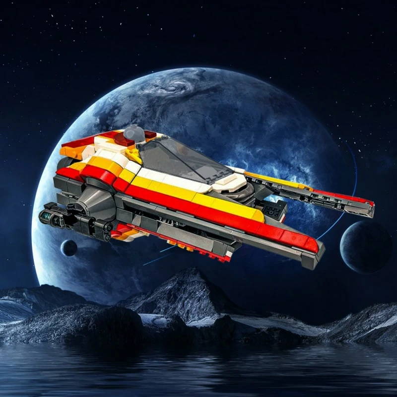 GoBricks MOC 170668 Ayy Gida's M52X Starfighter