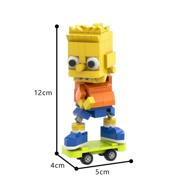 GoBricks MOC 196237 The Simpsons Bart