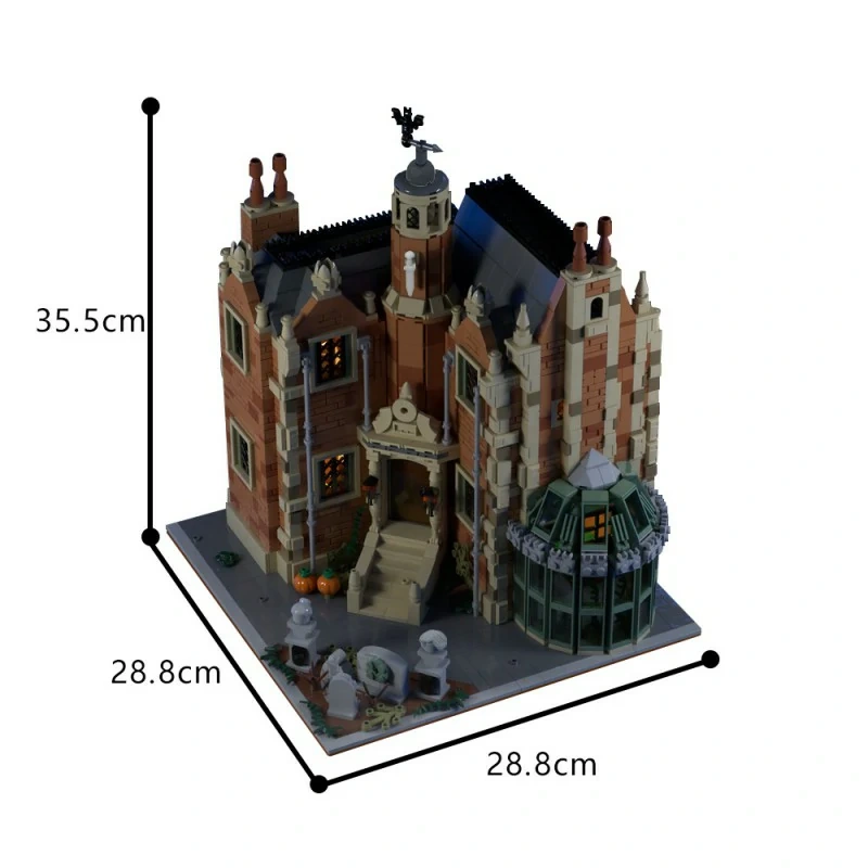 GoBricks MOC 195520 Modular Haunted Mansion