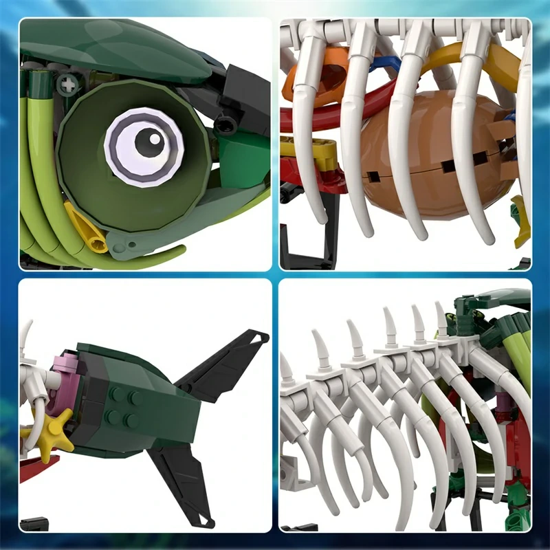 GoBricks MOC A1556 Bone Fish