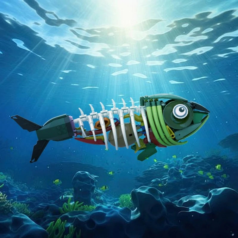 GoBricks MOC A1556 Bone Fish