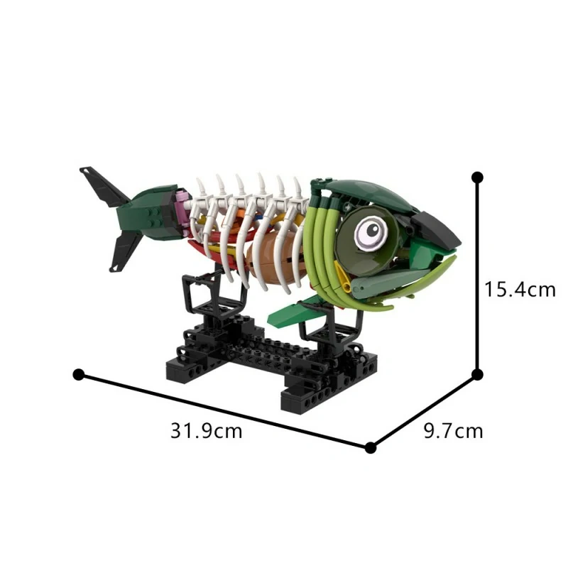 GoBricks MOC A1556 Bone Fish